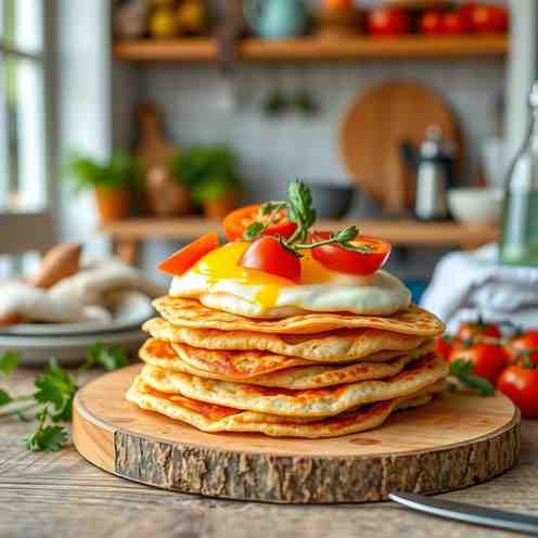 Gluten Free Egg Arepas - Breakfast